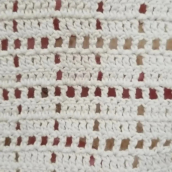 {Joíe} Coachella Amal Crochet Fringe Top in Cream in Size XXS - Picture 13 of 14